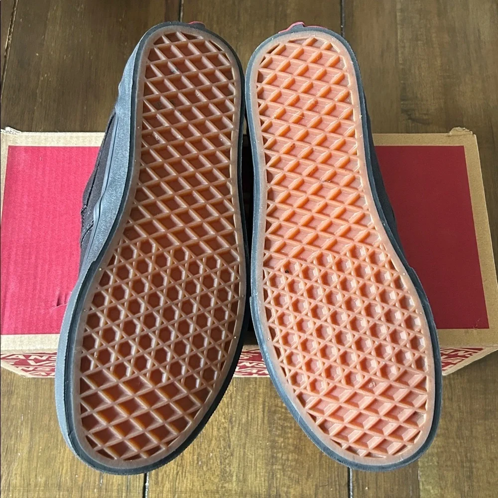 Vans Asher canvas black/black slip-on shoes size women's 7